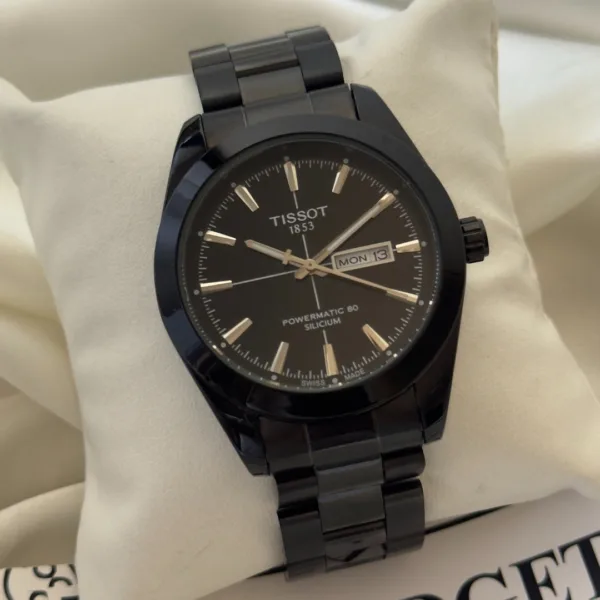 Tissot-Gentlemen 80 (Analog Watch) Day-Date – Black