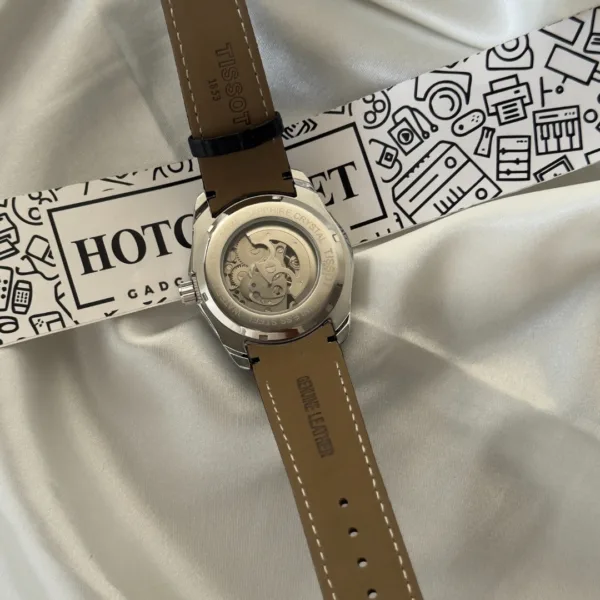 TissotCouturier 1853 (Automatic Watch) – Black Dial / Black Strap – Silver Case