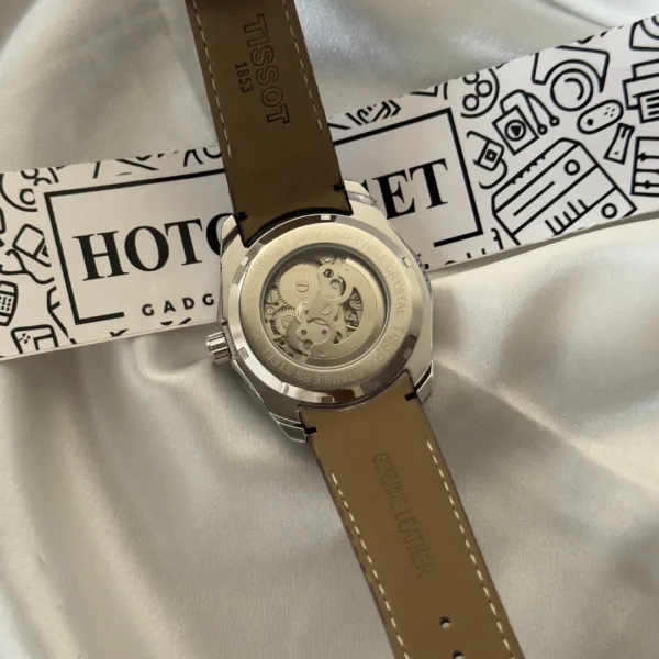 TissotCouturier 1853 (Automatic Watch) – White Dial / Brown Strap