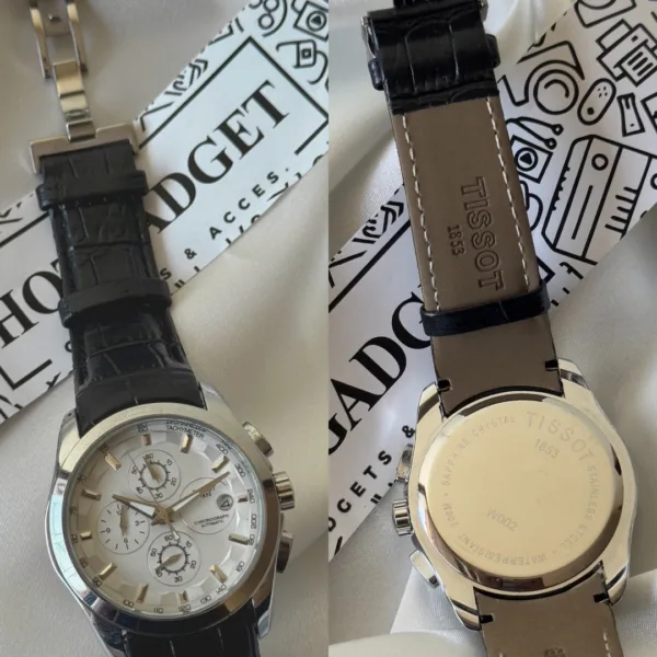 TissotCouturier 1853 (Chronograph Watch) – White Dial / Black Strap