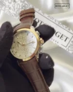 TissotCouturier 1853 (Chronograph Watch) – White Dial / Brown Strap – Rose Gold Case – video