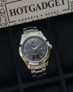 TissotGentlemen 80 (Analog Watch) – Black Dial / Silver Strap