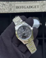 TissotGentlemen 80 (Analog Watch) – Black Dial / Silver Strap