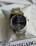 TissotGentlemen 80 (Analog Watch) – Black Dial / Silver Strap