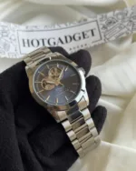 TissotPowermatic 80 (Automatic Watch) – Blue Dial / Silver Strap