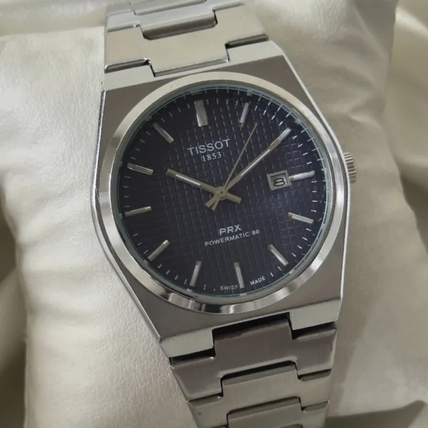 TissotPRX Powermatic (Analog Watch) – Blue Dial / Silver Strap