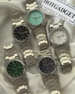 TissotPRX Powermatic (Analog Watch) – Green Dial / Silver Strap