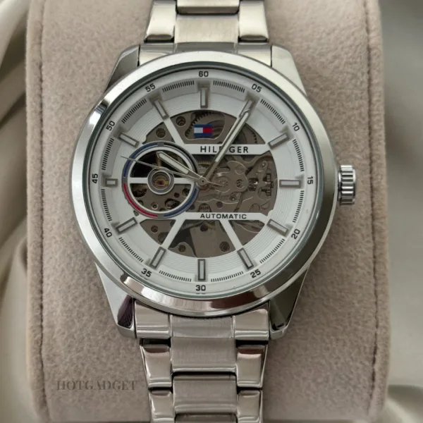 Tommy-Kenri Skeleton (Automatic Watch) – Silver