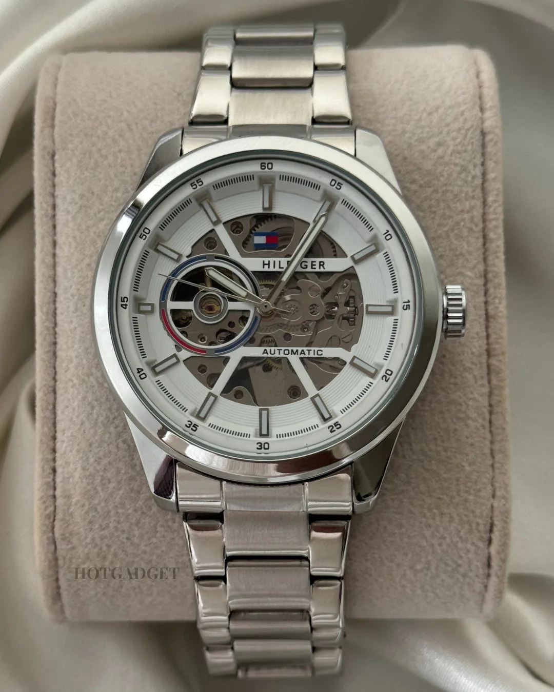 Tommy-Kenri Skeleton (Automatic Watch) Tommy-Kenri Skeleton (Automatic Watch) – Silver