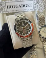 Tommy TH1792157 (Chronograph Watch) – Black Dial / Silver Strap