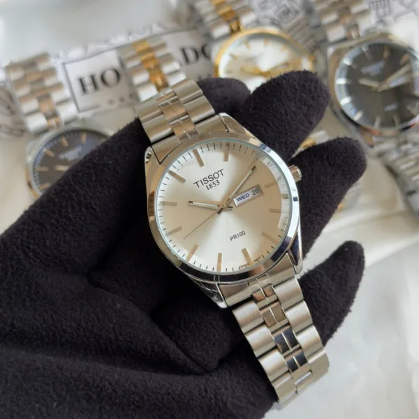 TST PR100 (Analog Watch) – Silver