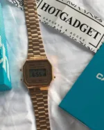Vintage A168 Unisex (Digital Watch) Rose Gold