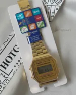 Vintage A168 Unisex (Digital Watch) Gold