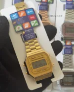 Vintage A168 Unisex (Digital Watch) Gold
