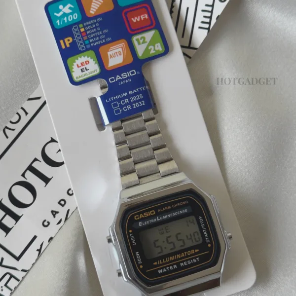 Vintage A168 Unisex (Digital Watch) Silver