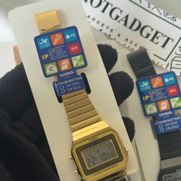 Vintage A700W Unisex (Digital Watch) Gold