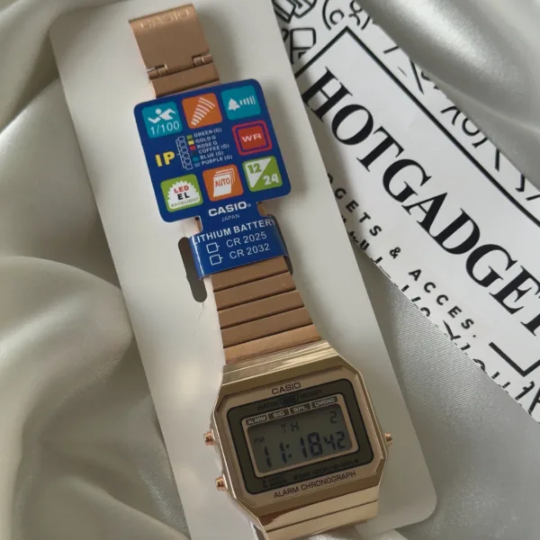 Vintage A700W Unisex (Digital Watch) Rose Gold