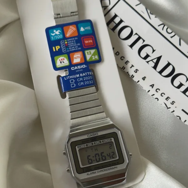 Vintage A700W Unisex (Digital Watch) Silver
