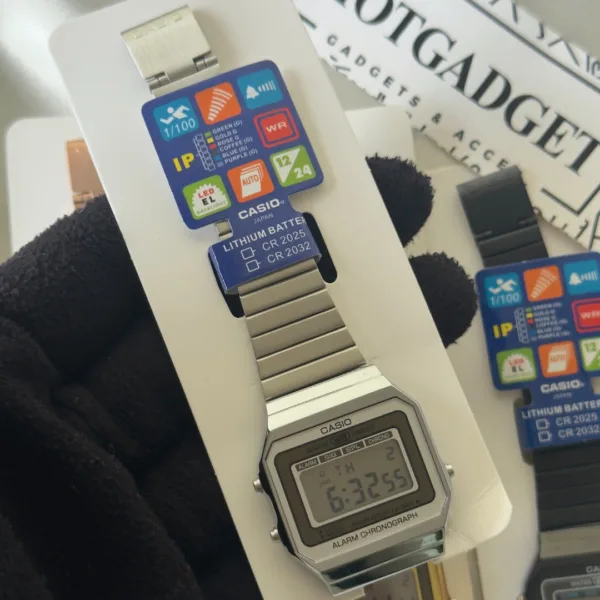 Vintage A700W Unisex (Digital Watch) Silver