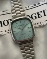 Vintage Classic (Analog Watch) – Mint Green Dial / Silver Strap