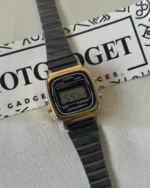 Vintage D124 Gold (Digital Watch) – Black