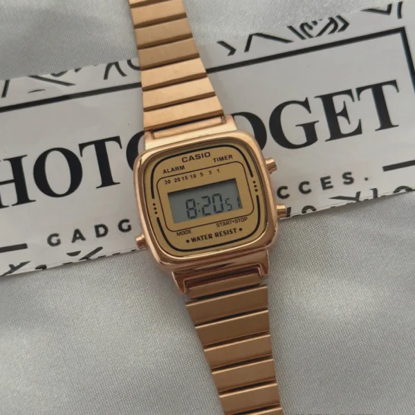 Vintage D124 Rose Gold (Digital Watch)